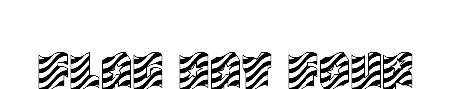 Flag Day Four Font Download Free