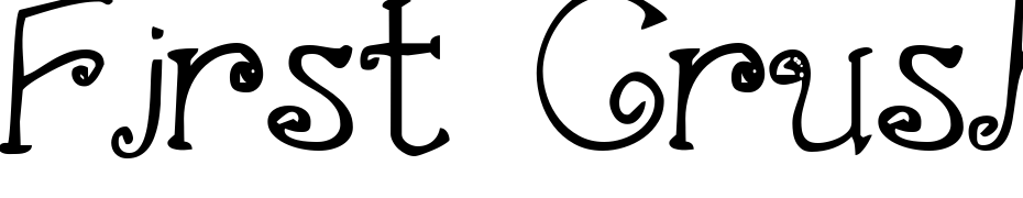 First Crush Font Download Free