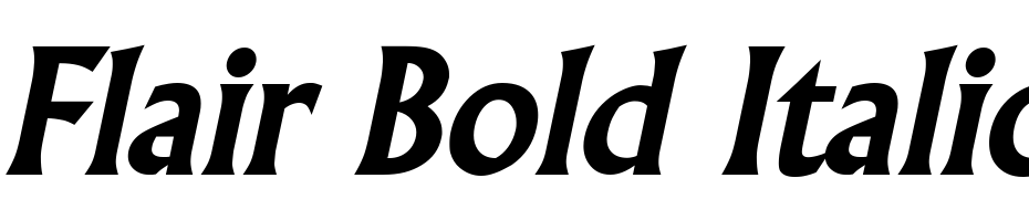 Flair Bold Italic Font Download Free