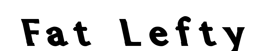 Fat Lefty Font Download Free