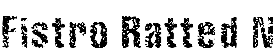 Fistro Ratted Normal Font Download Free