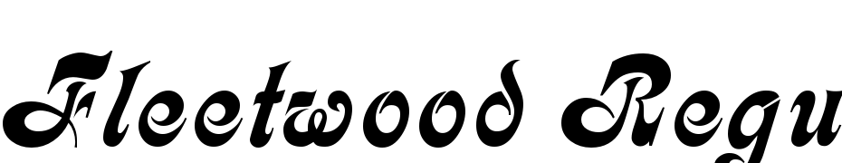 Fleetwood Regular Font Download Free