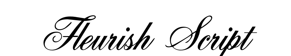 Fleurish Script Font Download Free