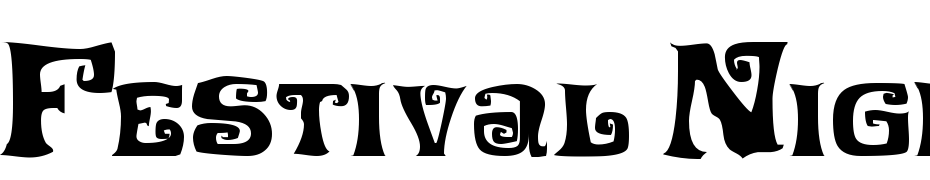 Festival Nights JL Font Download Free