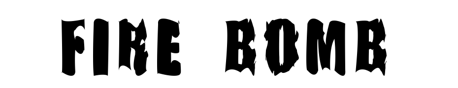 Fire Bomb Font Download Free