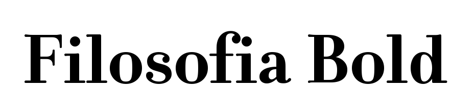 Filosofia Bold Font Download Free