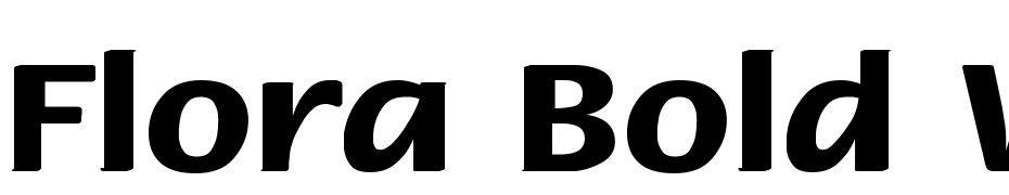 Flora Bold Wd Font Download Free