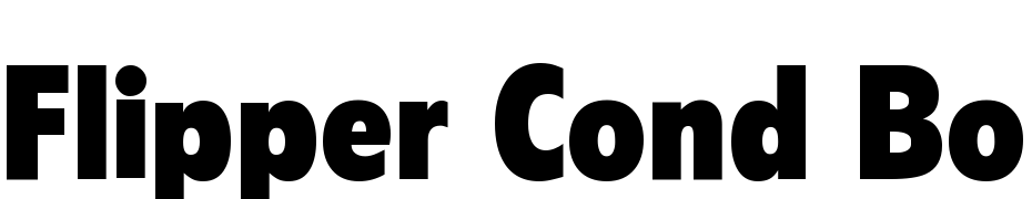 Flipper Cond Bold Font Download Free