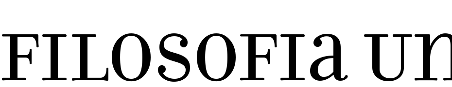 Filosofia Unicase Regular Font Download Free
