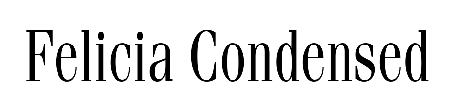 Felicia Condensed Font Download Free
