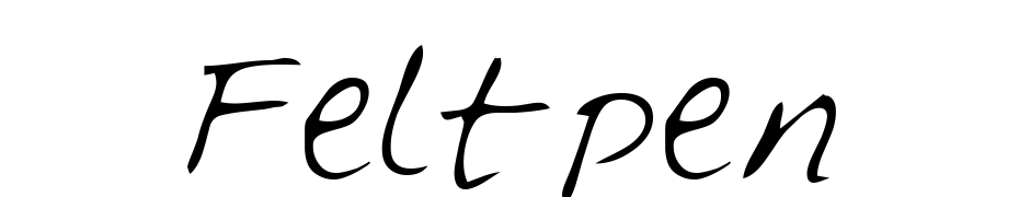 Feltpen Font Download Free