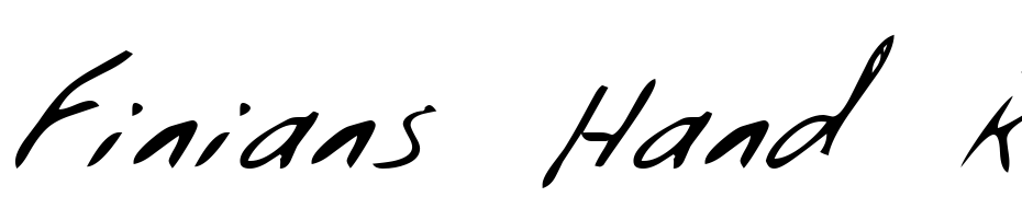 Finians Hand Regular Font Download Free