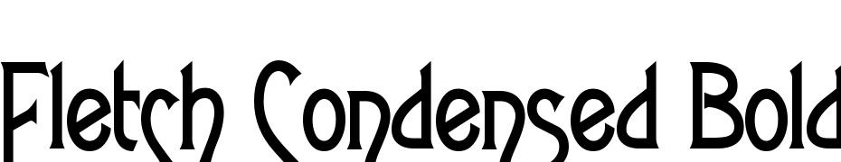 Fletch Condensed Bold Font Download Free