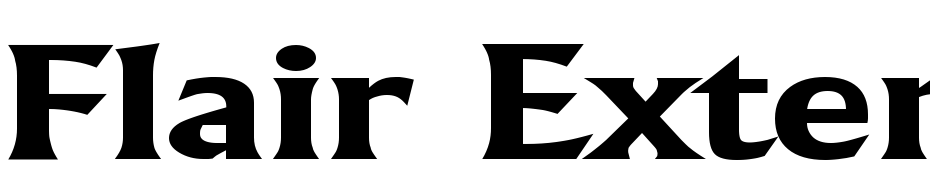 Flair Extended Bold Scarica Caratteri Gratis