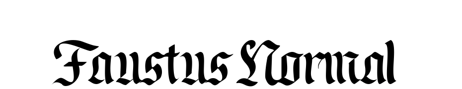 Faustus Normal Font Download Free