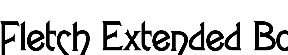 Fletch Extended Bold Font Download Free