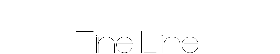 Fine Line Font Download Free