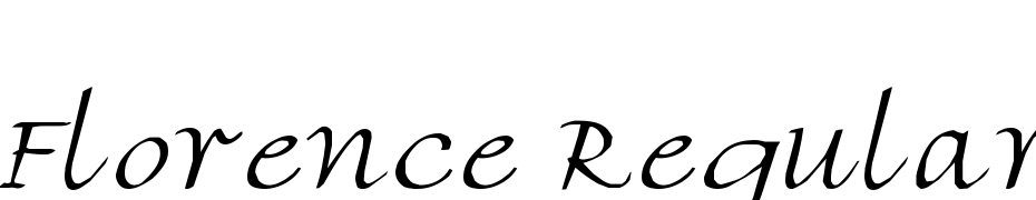 Florence Regular Font Download Free
