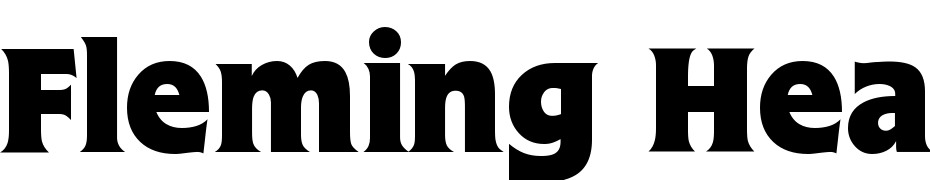 Fleming Heavy Regular Font Download Free