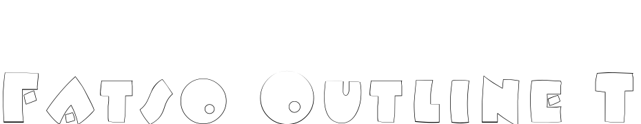 Fatso Outline Thin Font Download Free