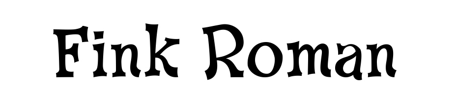 Fink Roman Yazı tipi ücretsiz indir
