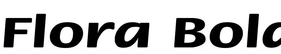 Flora Bold Ex Font Download Free