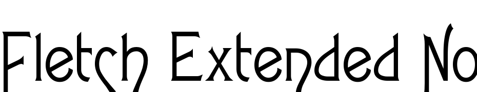 Fletch Extended Normal Font Download Free
