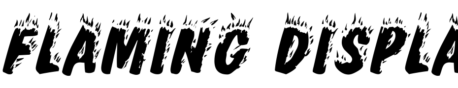 Flaming Display Caps Italic Font Download Free