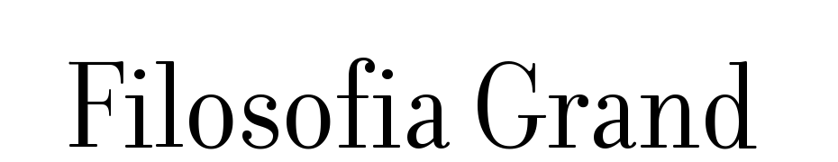 Filosofia Grand Font Download Free