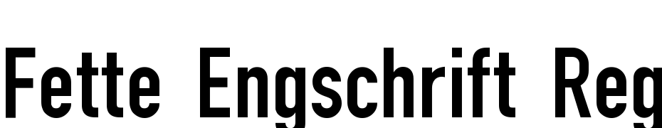 Fette Engschrift Regular Font Download Free
