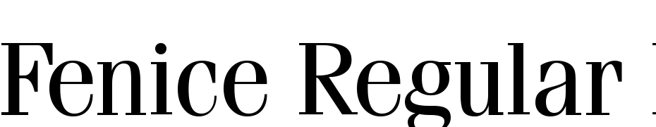 Fenice Regular BT Schrift Herunterladen Kostenlos