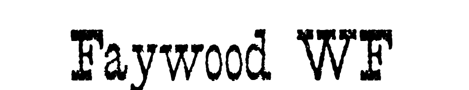 Faywood WF Font Download Free
