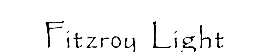 Fitzroy Light Font Download Free
