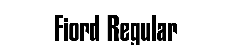 Fiord Regular Font Download Free