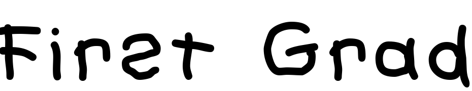 First Grade Font Download Free