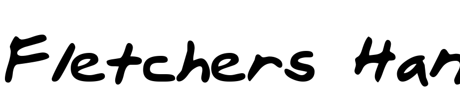 Fletchers Hand Regular Font Download Free