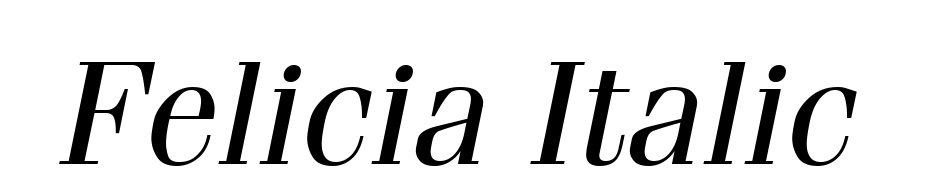Felicia Italic Font Download Free