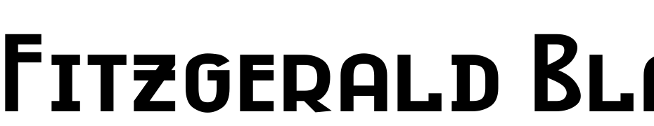 Fitzgerald Black Font Download Free