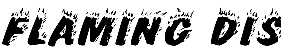 Flaming Display Caps Hvy Italic Font Download Free