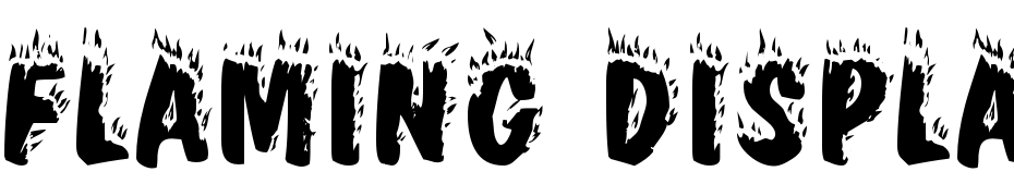 Flaming Display Caps Schrift Herunterladen Kostenlos
