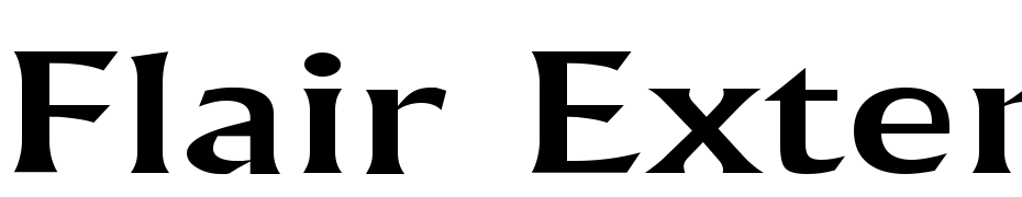 Flair Extended Normal Font Download Free