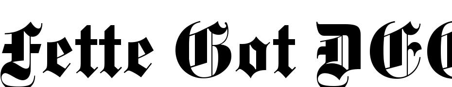 Fette Got DEE Font Download Free