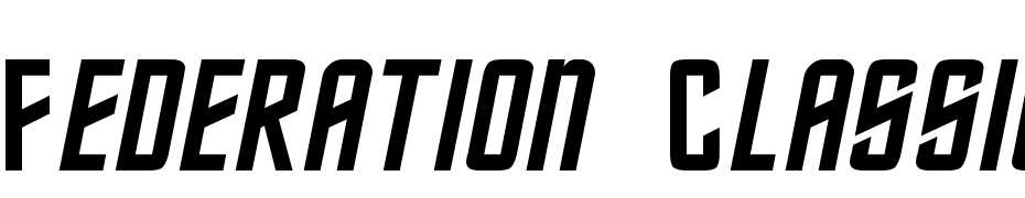 Federation Classic 2 Font Download Free