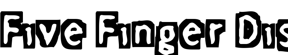 Five Finger Discount Font Download Free