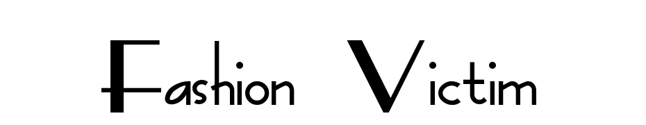 Fashion Victim Font Download Free