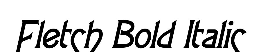 Fletch Bold Italic Font Download Free
