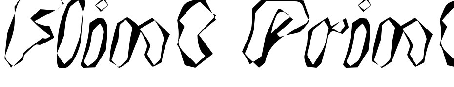 Flint Print Oblique Font Download Free