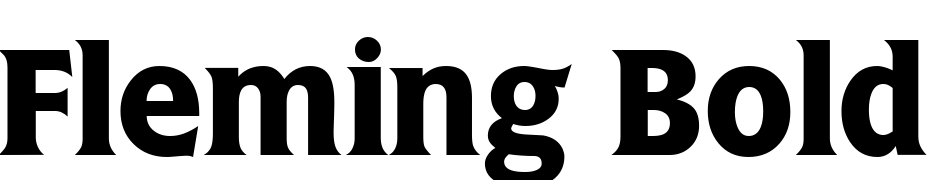 Fleming Bold Font Download Free