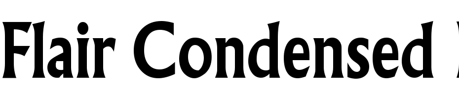 Flair Condensed Bold Font Download Free