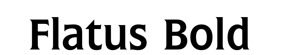 Flatus Bold Font Download Free